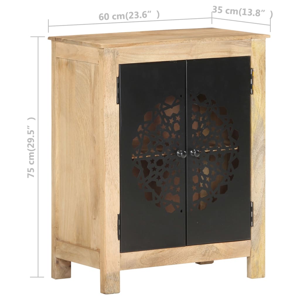 vidaXL Sideboard 60x35x75 cm Solid Mango Wood