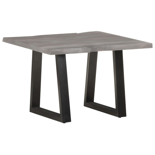 vidaXL Coffee Table with Live Edges 60x60x40 cm Solid Acacia Wood