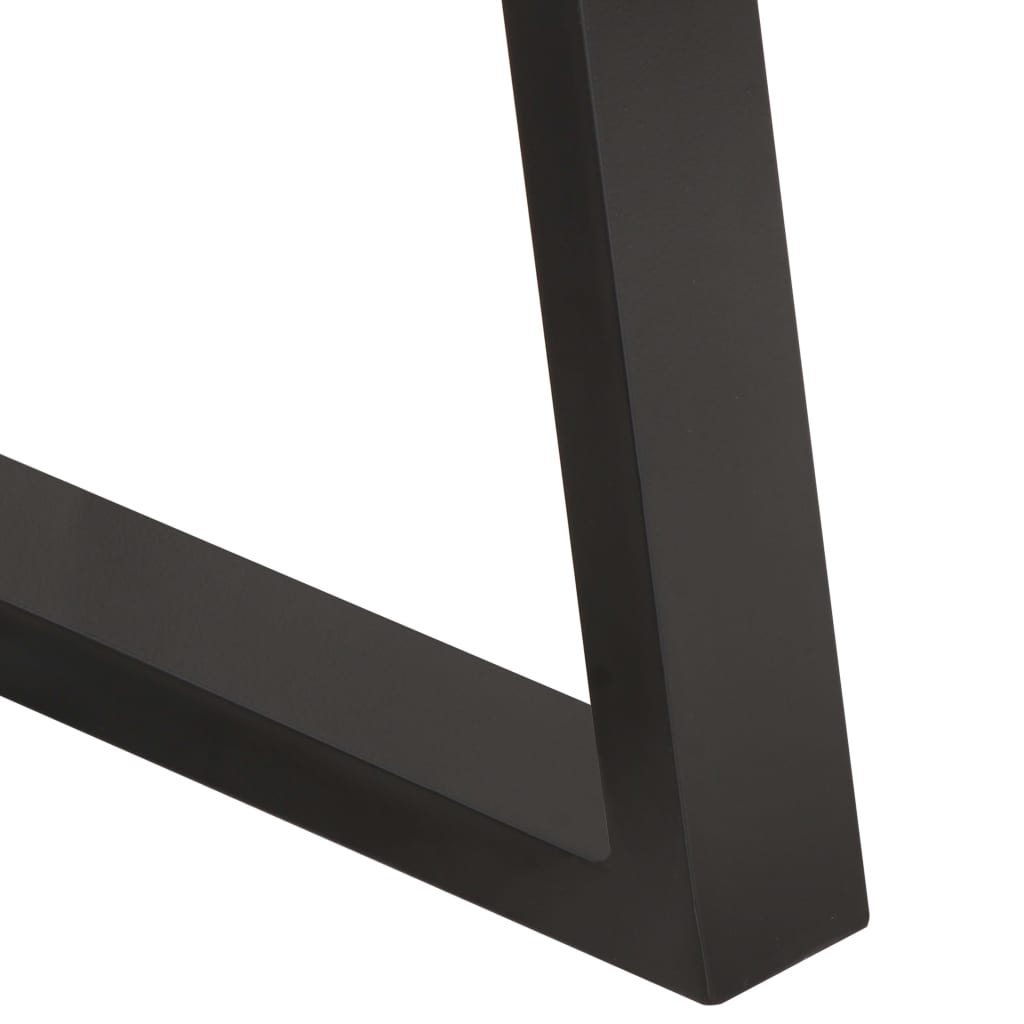 vidaXL Coffee Table with Live Edges 60x60x40 cm Solid Acacia Wood