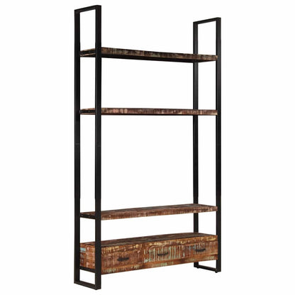 vidaXL Bookshelf 118x30x200 cm Solid Reclaimed Wood