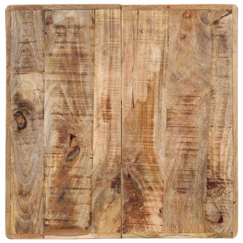 vidaXL Bistro Table 60x60x77 cm Rough Mango Wood