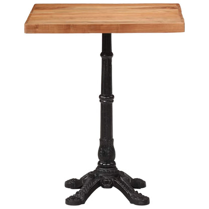 vidaXL Bistro Table 60x60x76 cm Solid Acacia Wood