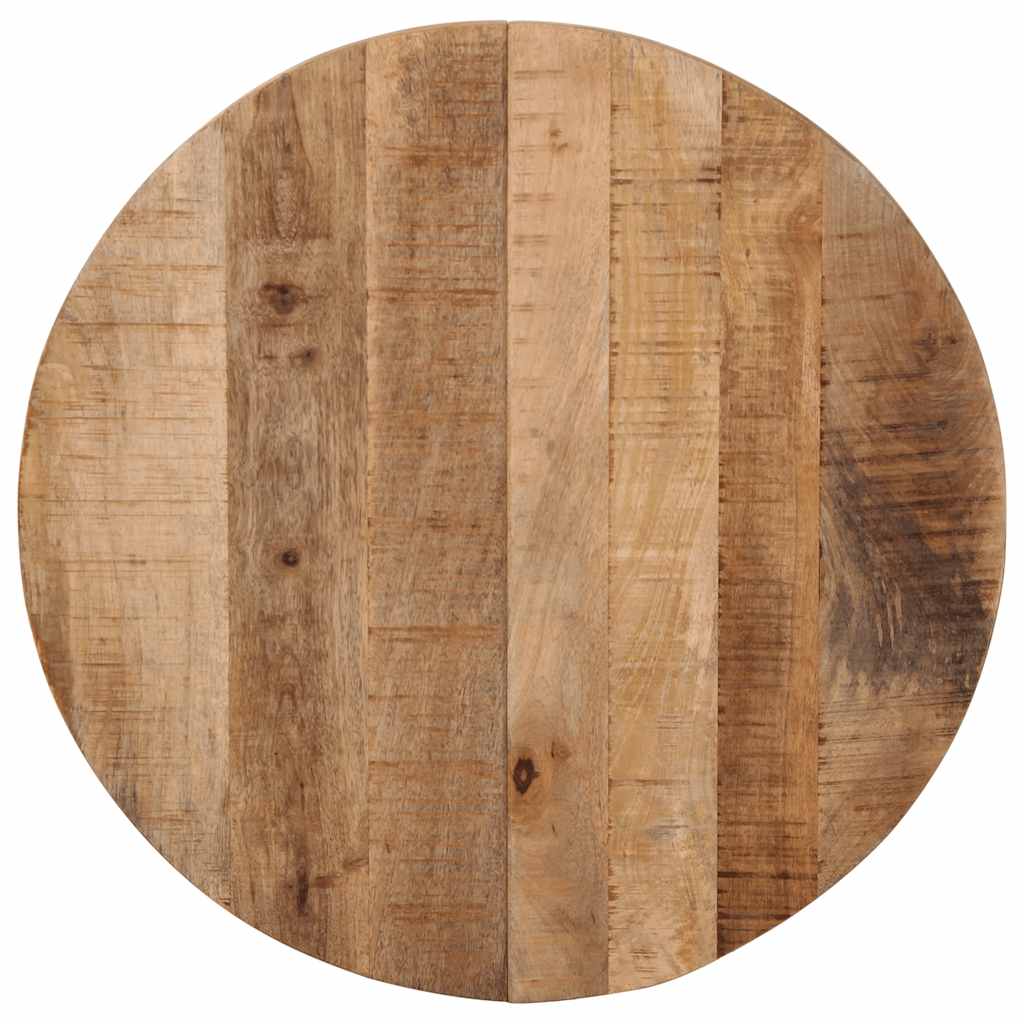 vidaXL Bistro Table Ø60x76 cm Rough Mango Wood