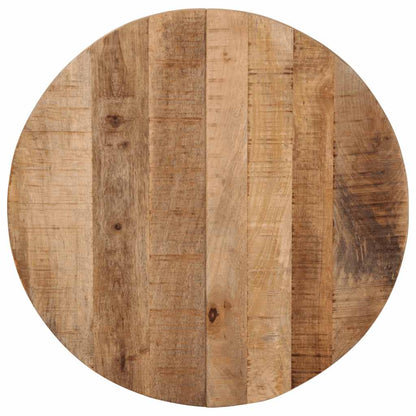 vidaXL Bistro Table Ø60x76 cm Rough Mango Wood