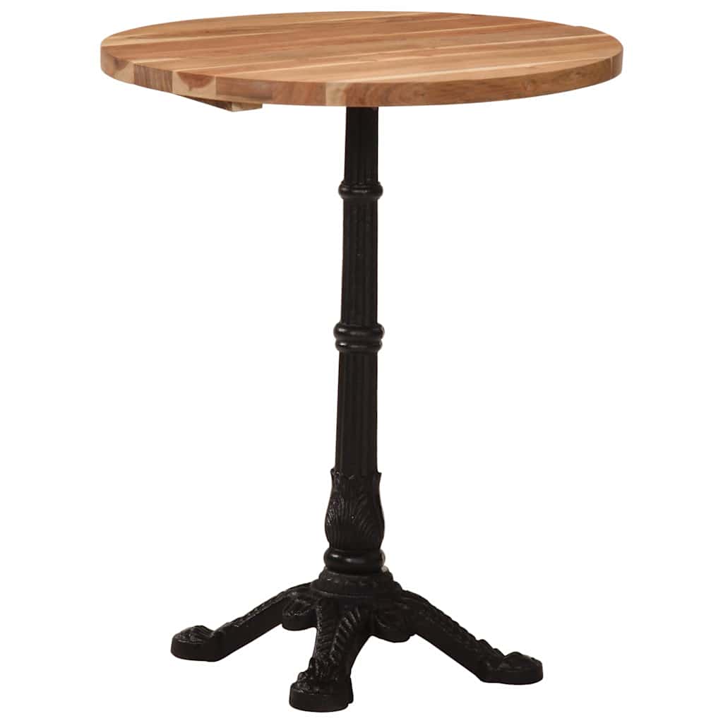 vidaXL Bistro Table Ø60x76 cm Solid Acacia Wood