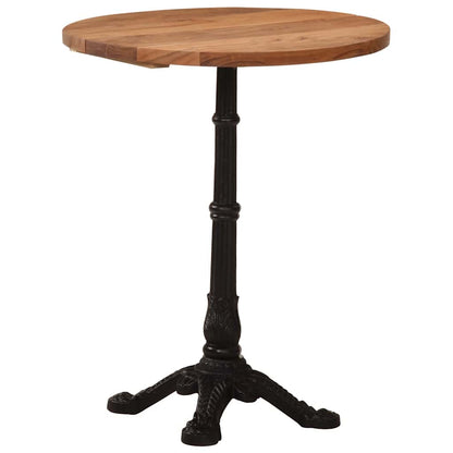 vidaXL Bistro Table Ø60x76 cm Solid Acacia Wood