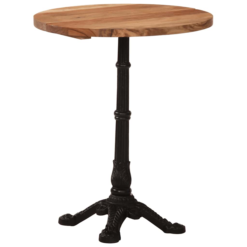 vidaXL Bistro Table Ø60x76 cm Solid Acacia Wood