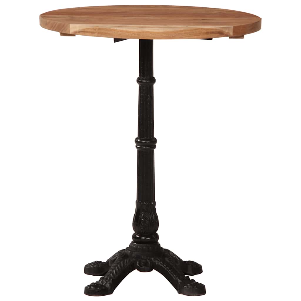 vidaXL Bistro Table Ø60x76 cm Solid Acacia Wood