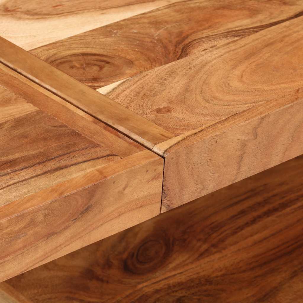 vidaXL Console Table 150x30x75 cm Solid Acacia Wood