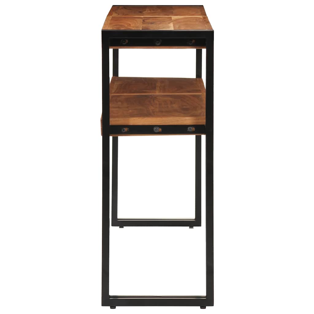 vidaXL Console Table 150x30x75 cm Solid Acacia Wood