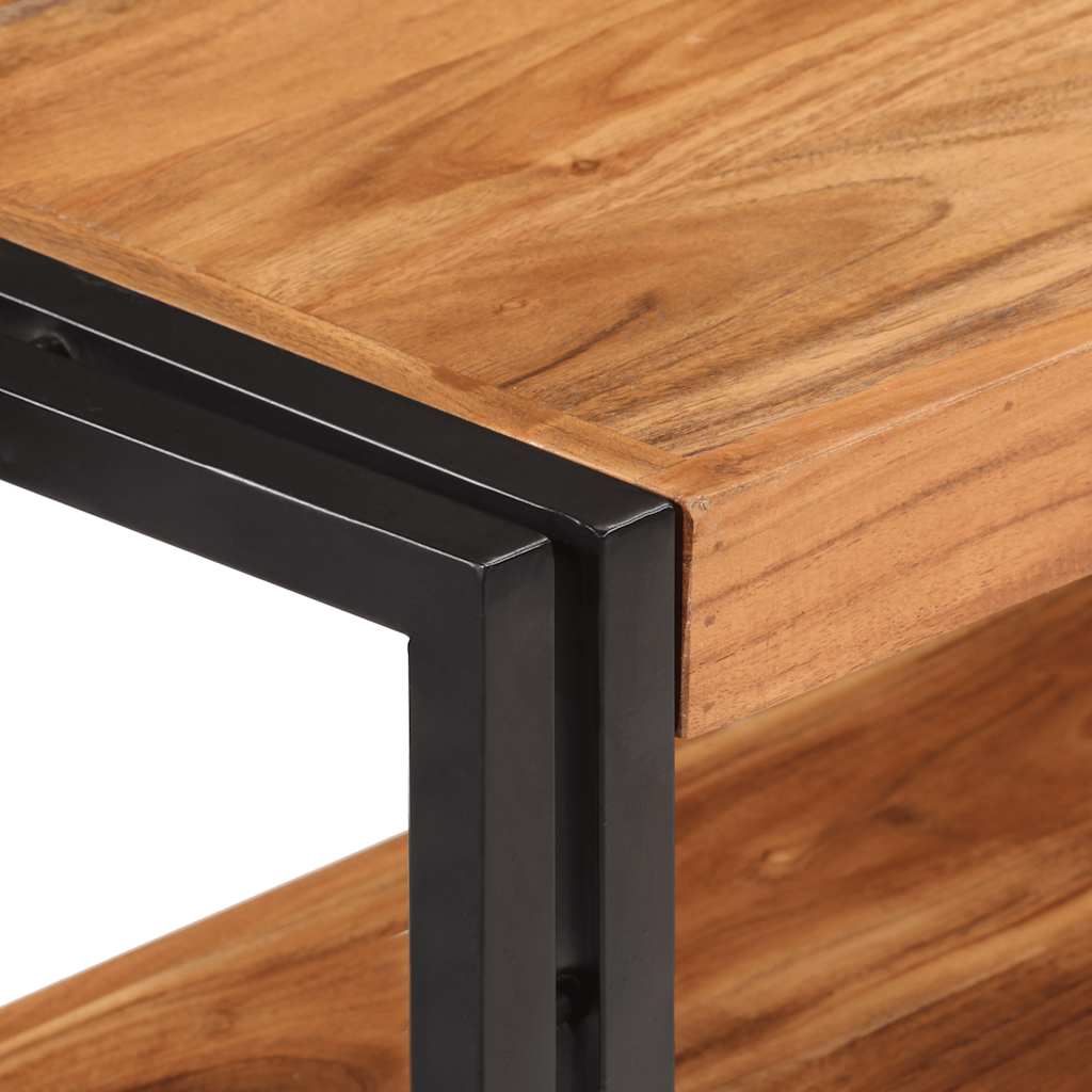 vidaXL Console Table 150x30x75 cm Solid Acacia Wood