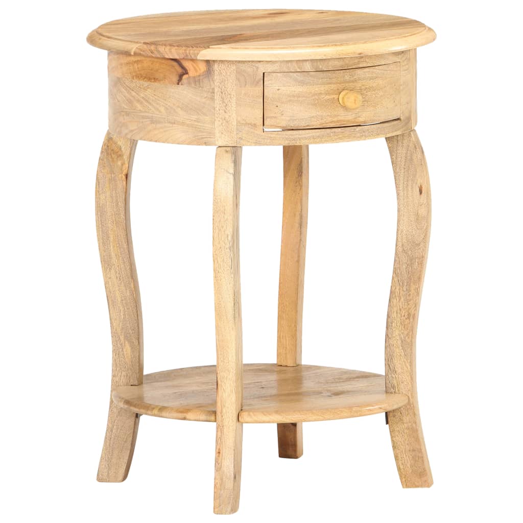 vidaXL Side Table 37x37x61 cm Solid Mango Wood