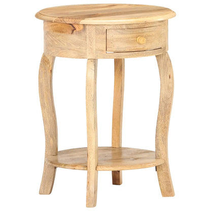 vidaXL Side Table 37x37x61 cm Solid Mango Wood