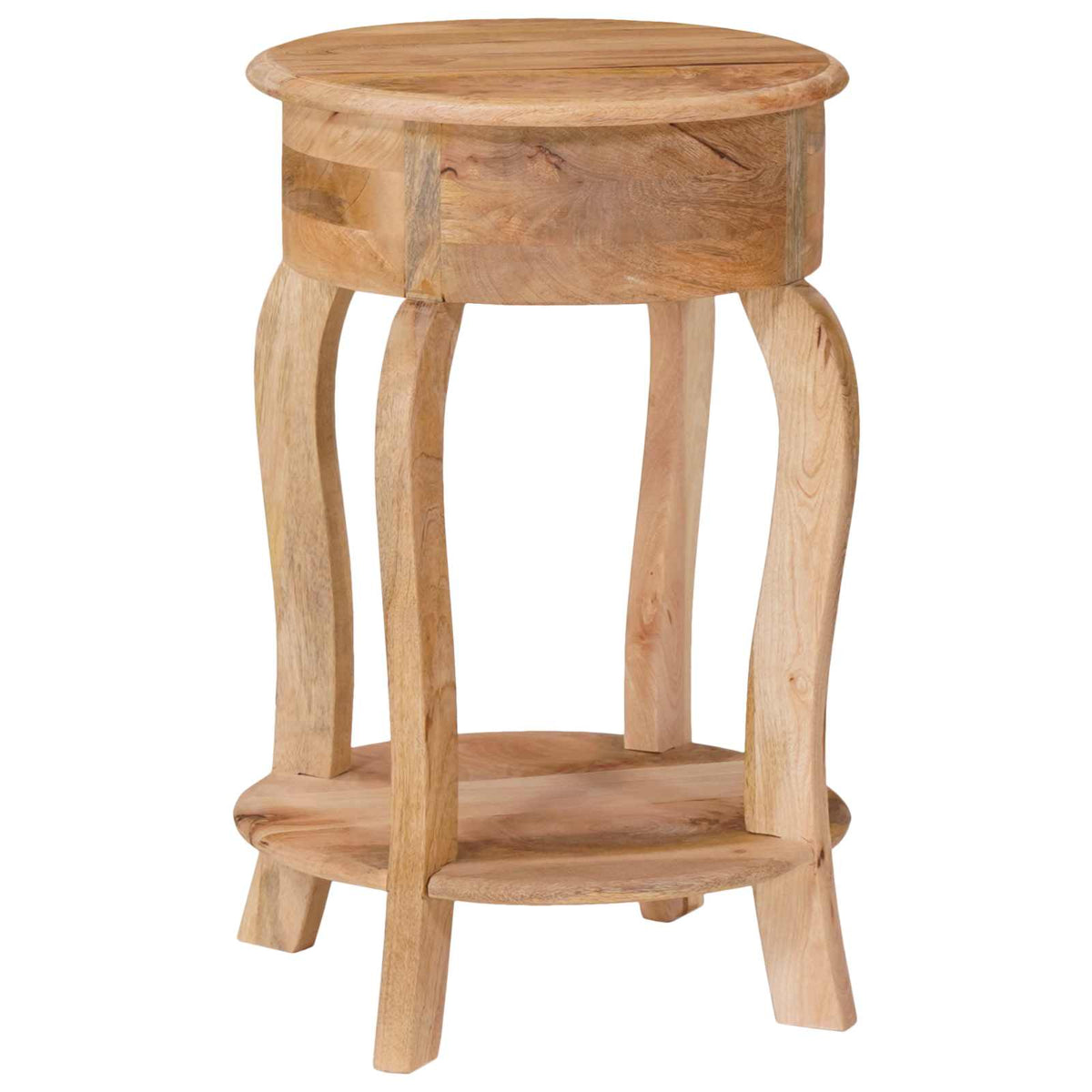 321789 vidaXL Side Table 37x37x61 cm Solid Mango Wood