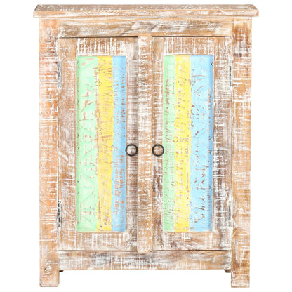 vidaXL Sideboard 61x35x76 cm Rough Acacia Wood