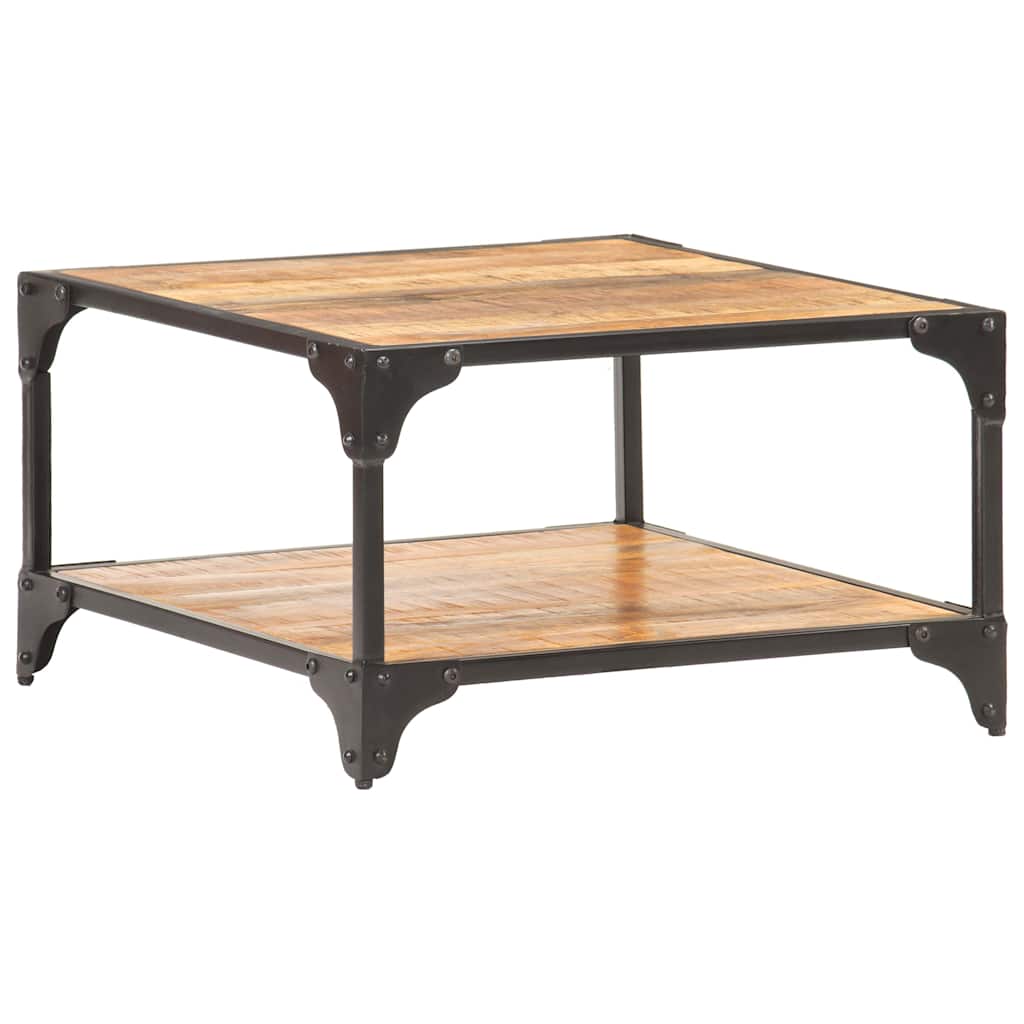321794 vidaXL Coffee Table 60x60x35 cm Solid Mango Wood