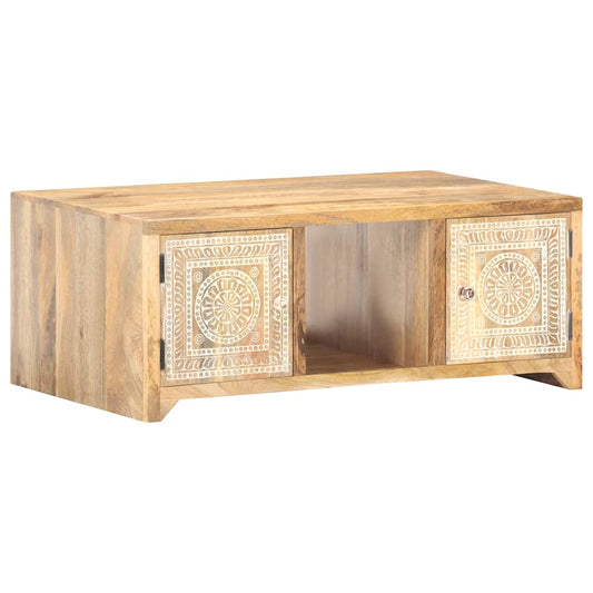 vidaXL Coffee Table 90x50x35 cm Solid Mango Wood