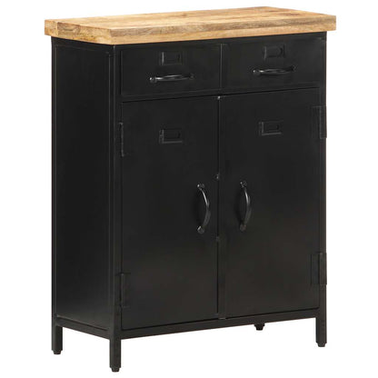 vidaXL Sideboard 60x30x76 cm Rough Mango Wood