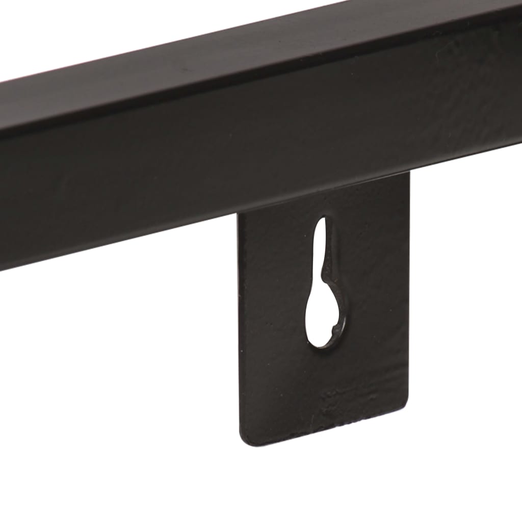 vidaXL Wall Shelves 2 pcs 80 cm Rough Mango Wood