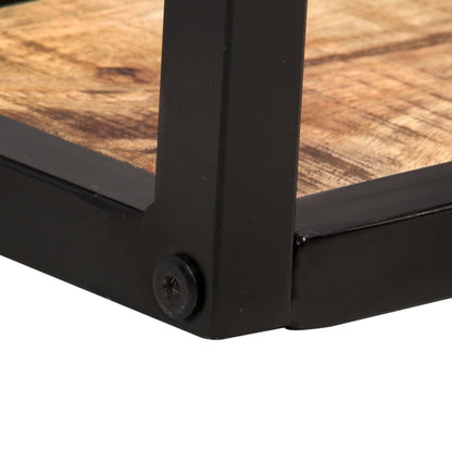 vidaXL Wall Shelves 2 pcs 80 cm Rough Mango Wood