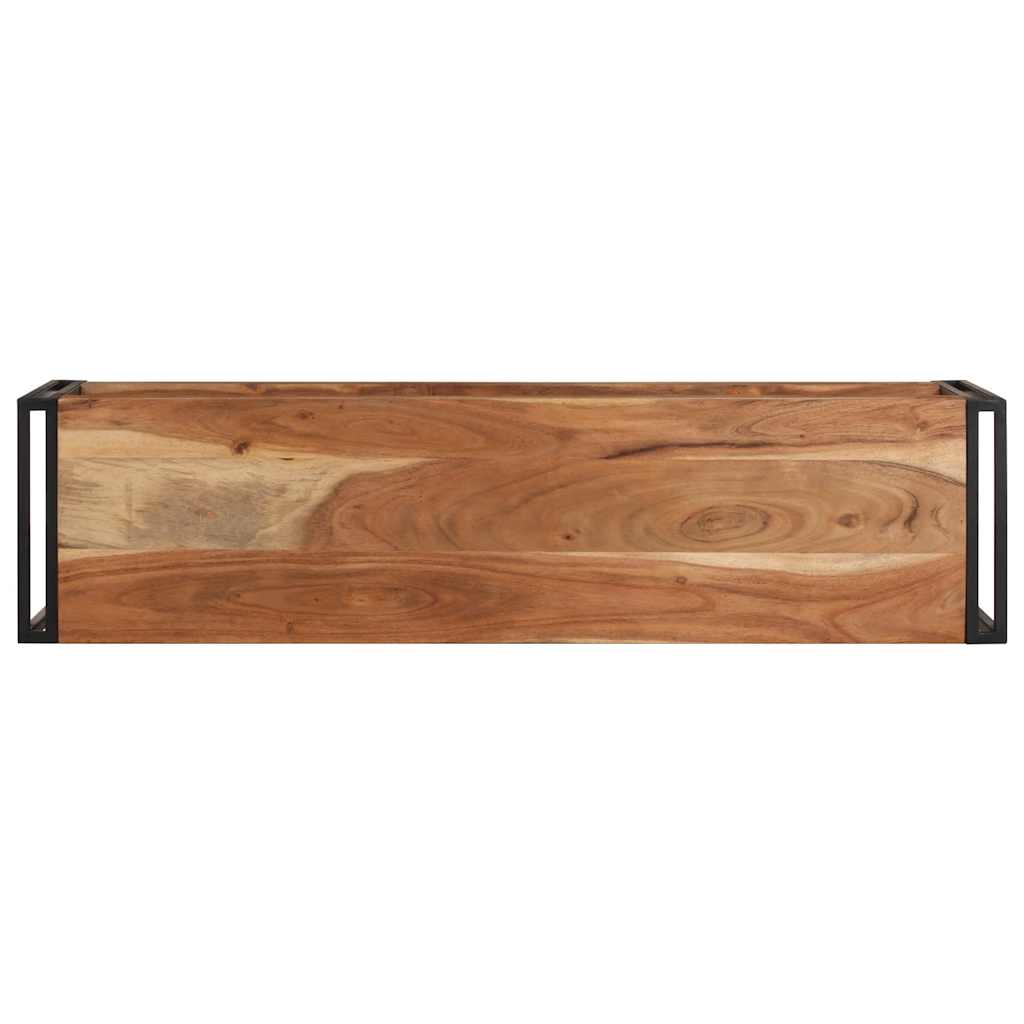 vidaXL TV Cabinet 120x30x40 cm Solid Acacia Wood