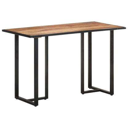 vidaXL Dining Table 120 cm Rough Mango Wood