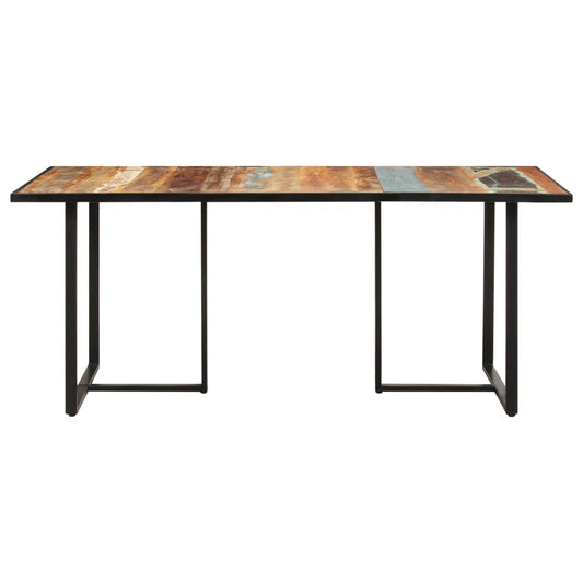 vidaXL Dining Table 180 cm Solid Reclaimed Wood