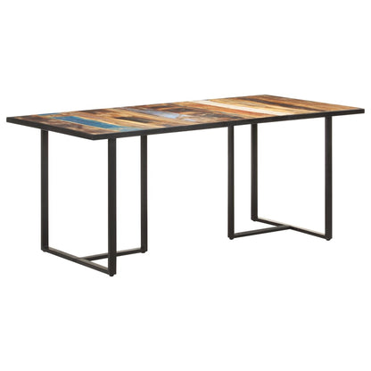 vidaXL Dining Table 180 cm Solid Reclaimed Wood