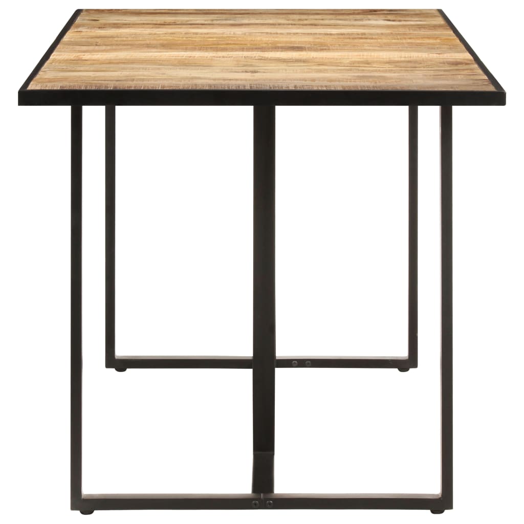 vidaXL Dining Table 200 cm Rough Mango Wood