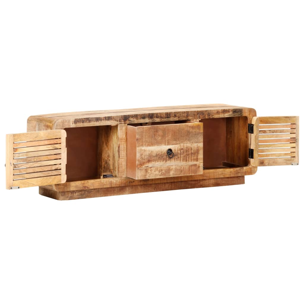 vidaXL TV Cabinet 120x30x40 cm Rough Mango Wood