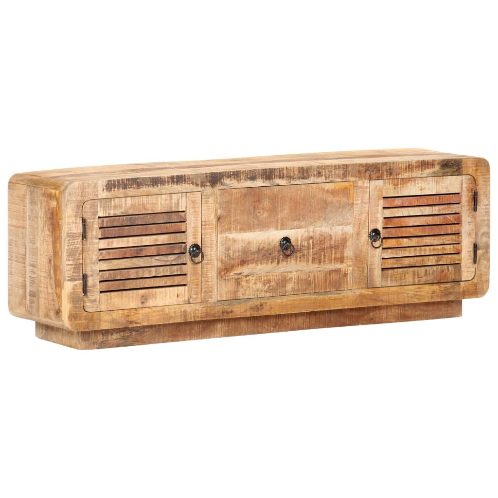 vidaXL TV Cabinet 120x30x40 cm Rough Mango Wood