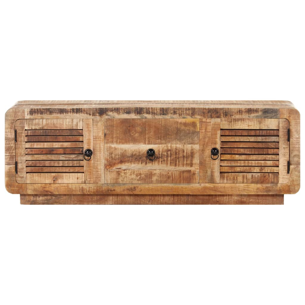 vidaXL TV Cabinet 120x30x40 cm Rough Mango Wood