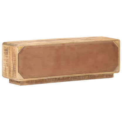 vidaXL TV Cabinet 120x30x40 cm Rough Mango Wood