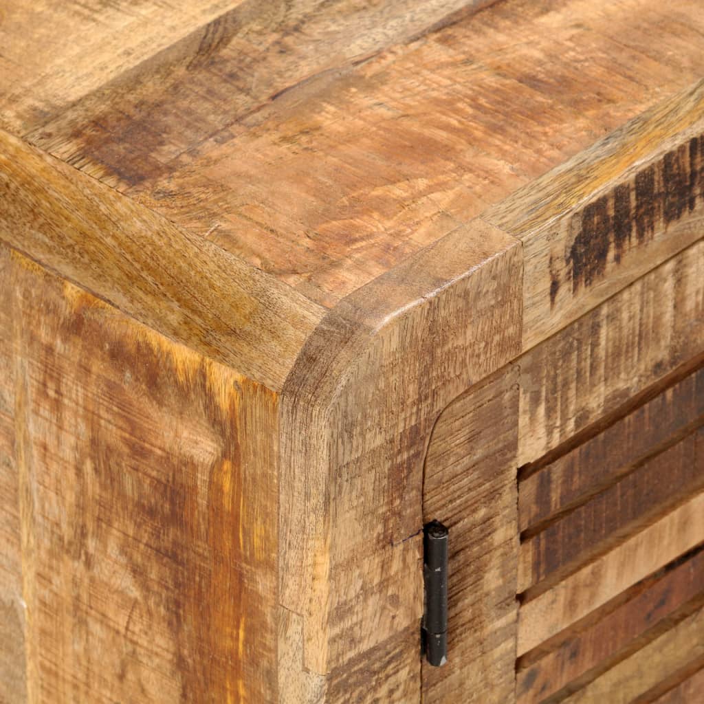 vidaXL TV Cabinet 120x30x40 cm Rough Mango Wood