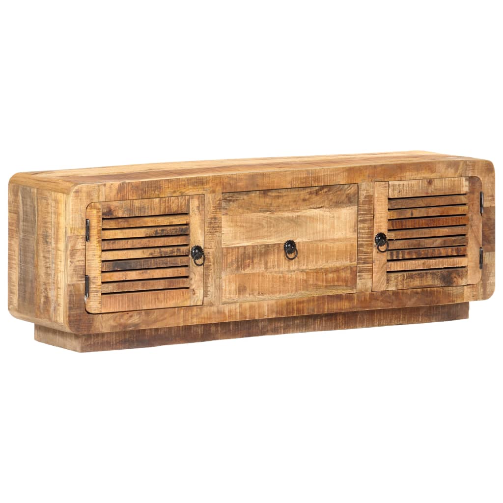 vidaXL TV Cabinet 120x30x40 cm Rough Mango Wood
