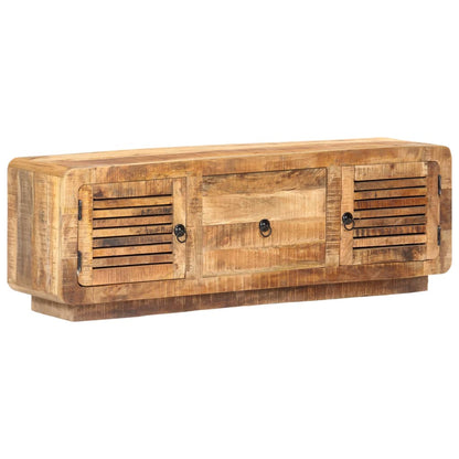 vidaXL TV Cabinet 120x30x40 cm Rough Mango Wood