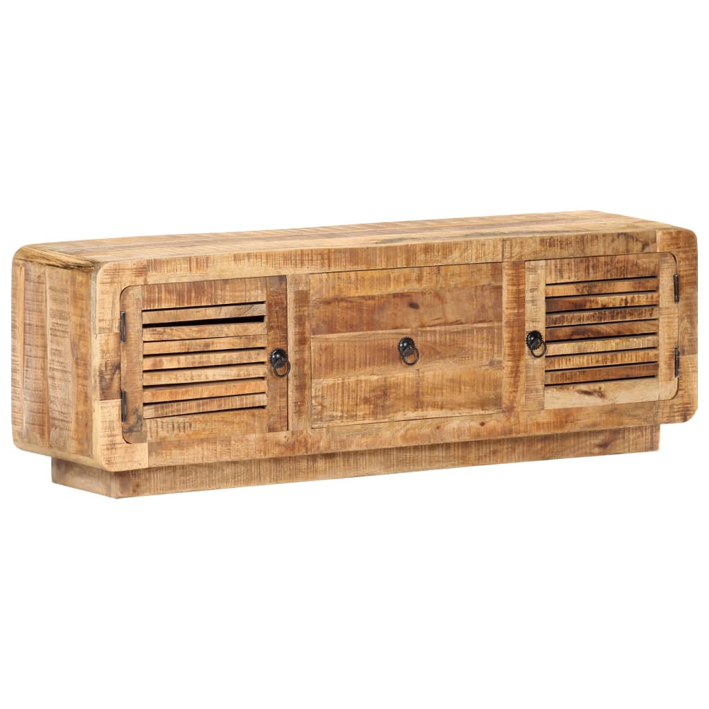 vidaXL TV Cabinet 120x30x40 cm Rough Mango Wood