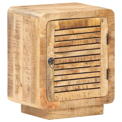 vidaXL Bedside Cabinet 40x30x50 cm Rough Mango Wood