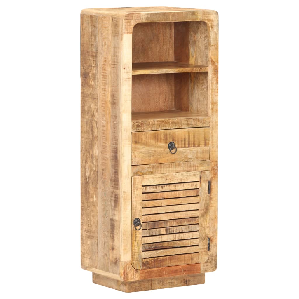 vidaXL Highboard 45x32x110 cm Rough Mango Wood