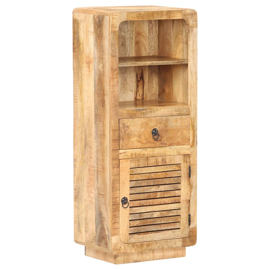 vidaXL Highboard 45x32x110 cm Rough Mango Wood