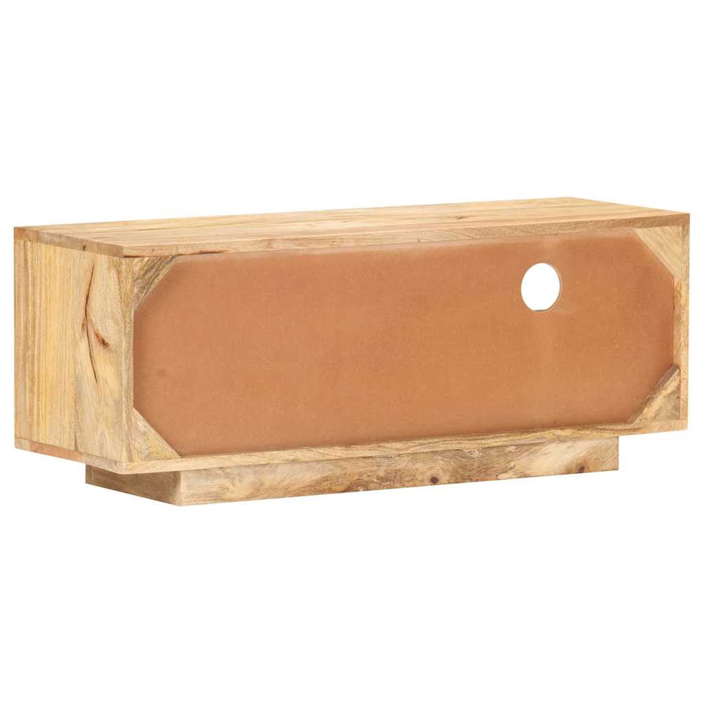 vidaXL TV Cabinet 90x30x35 cm Solid Mango Wood