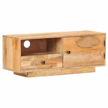 vidaXL TV Cabinet 90x30x35 cm Solid Mango Wood