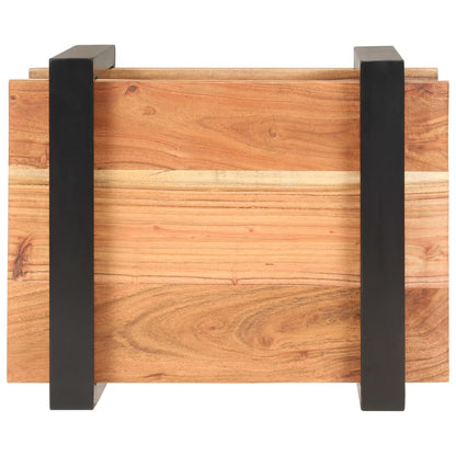 vidaXL Bedside Cabinet 50x40x40 cm Solid Acacia Wood