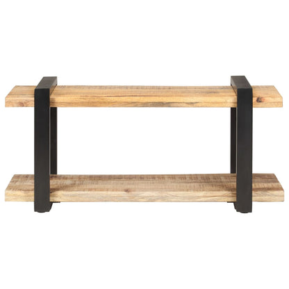 vidaXL TV Cabinet 90x40x40 cm Rough Mango Wood