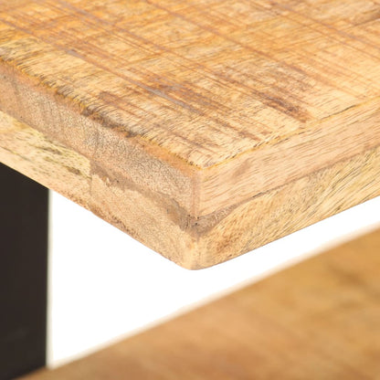 vidaXL TV Cabinet 90x40x40 cm Rough Mango Wood