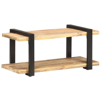 vidaXL TV Cabinet 90x40x40 cm Rough Mango Wood