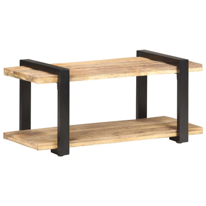 vidaXL TV Cabinet 90x40x40 cm Rough Mango Wood