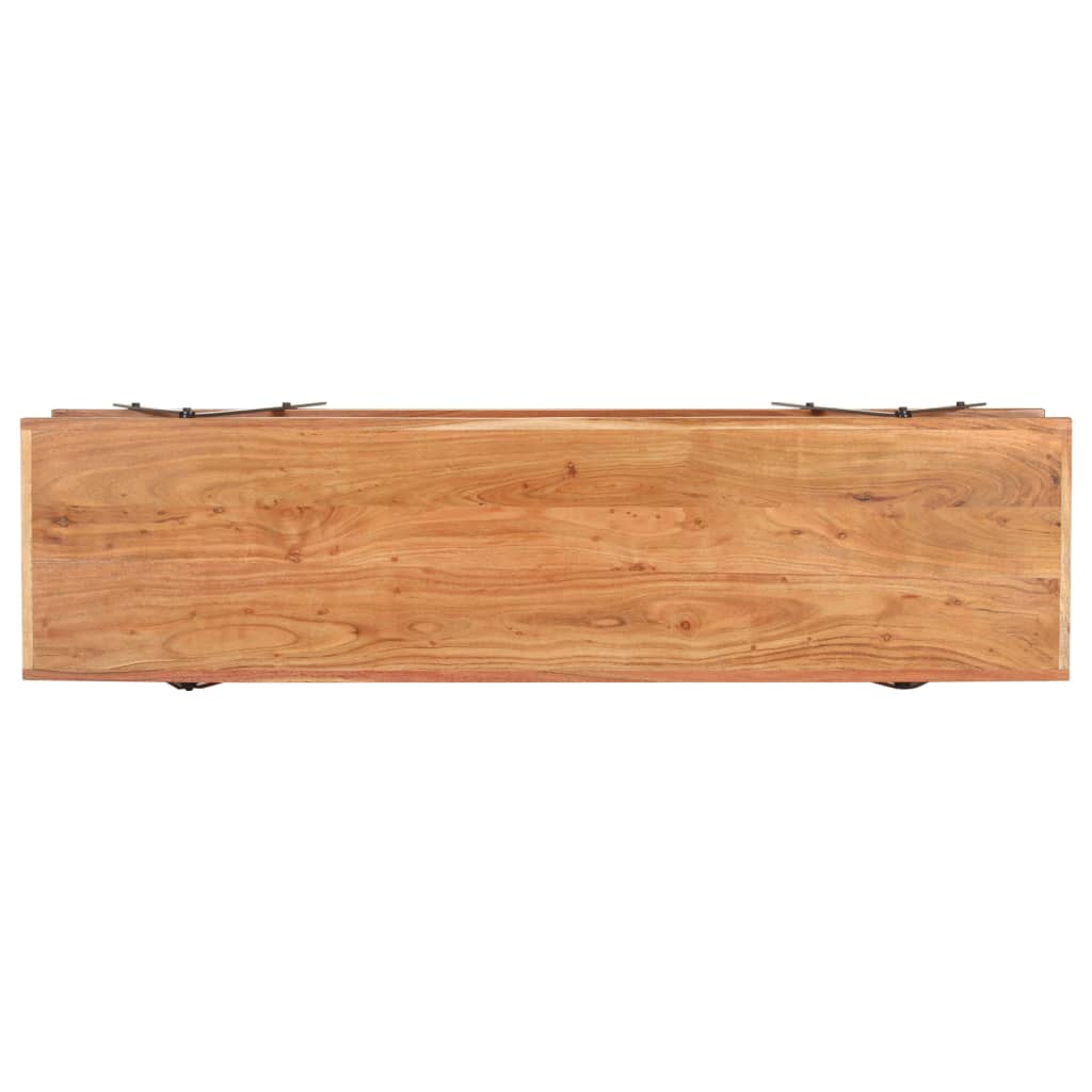 vidaXL TV Cabinet 160x40x50 cm Solid Acacia Wood