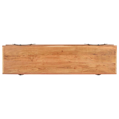vidaXL TV Cabinet 160x40x50 cm Solid Acacia Wood