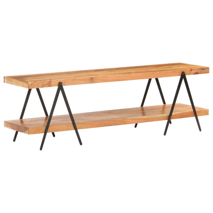 vidaXL TV Cabinet 160x40x50 cm Solid Acacia Wood